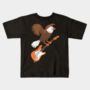 psychedelic eagle Kids T-Shirt